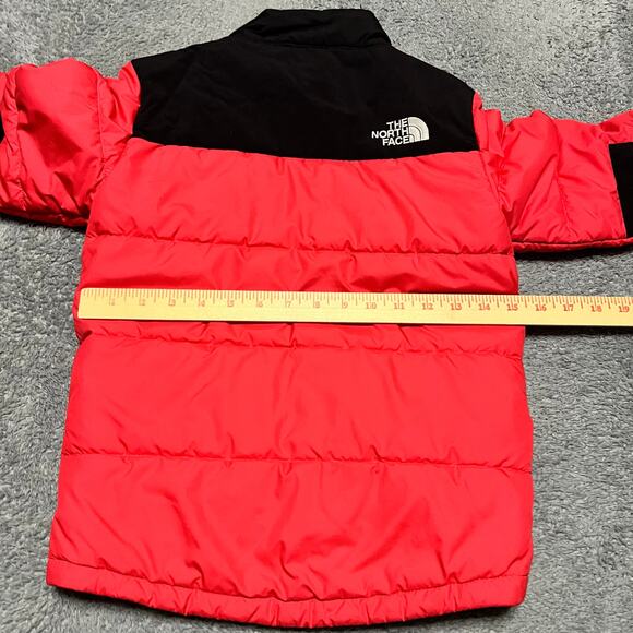 North Face Jacket Youth Girls Small 7/8 Red Balanced Rock Insulated Outdoor - Picture 7 of 11